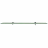 Vidaxl schappen zwevend 2 st 90x10 cm 8 mm glas