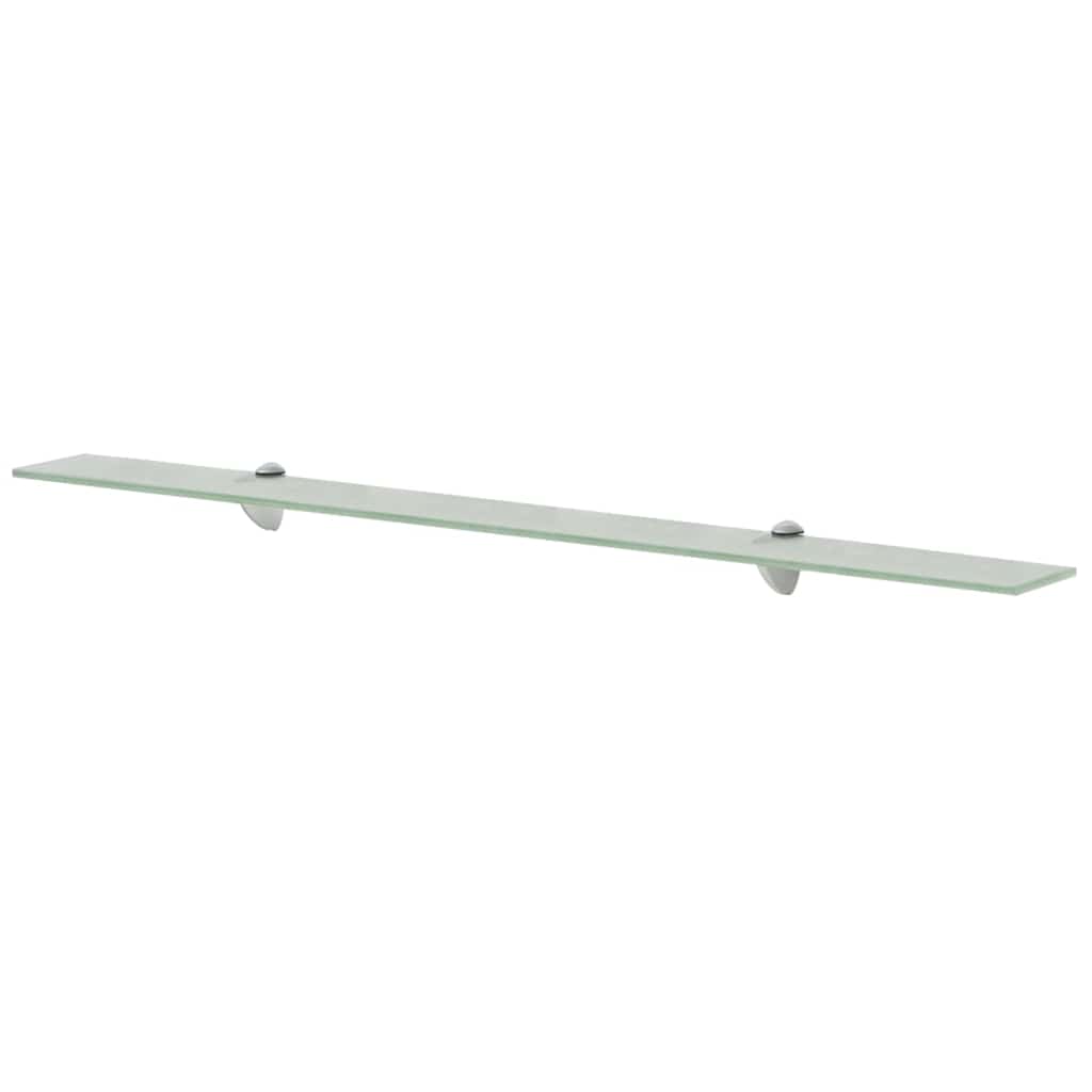 Vidaxl schappen zwevend 2 st 100x10 cm 8 mm glas