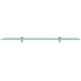 Vidaxl schappen zwevend 2 st 80x20 cm 8 mm glas