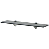 Vidaxl schappen zwevend 2 st 50x20 cm 8 mm glas