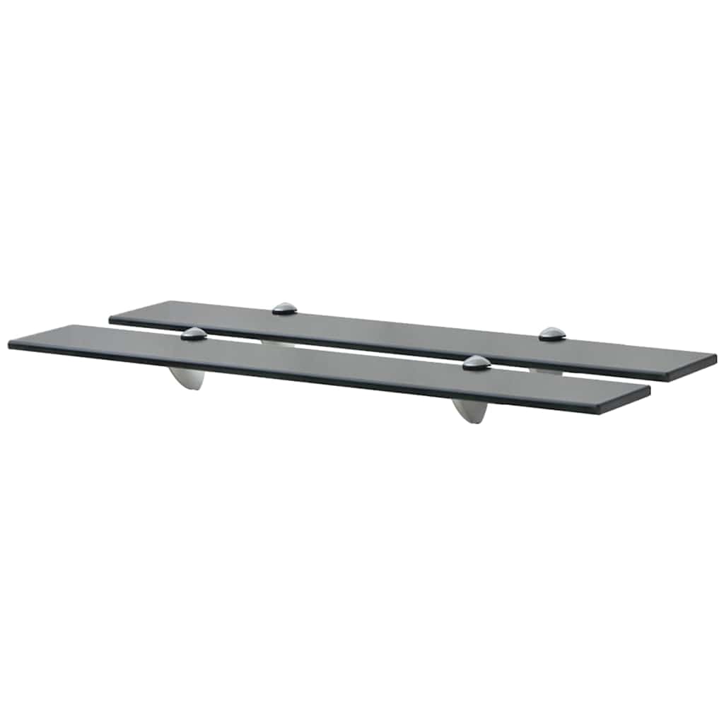Vidaxl schappen zwevend 2 st 70x20 cm 8 mm glas