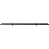 Vidaxl schappen zwevend 2 st 80x20 cm 8 mm glas