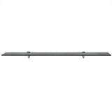 Vidaxl schappen zwevend 2 st 90x20 cm 8 mm glas