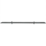 Vidaxl schappen zwevend 2 st 100x20 cm 8 mm glas