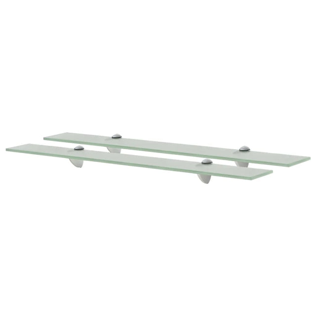 Vidaxl schappen zwevend 2 st 70x20 cm 8 mm glas