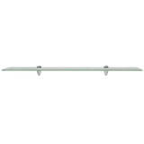 Vidaxl schappen zwevend 2 st 80x20 cm 8 mm glas