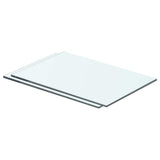 Vidaxl schappen 2 st 40x20 cm glas transparant