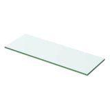 Vidaxl schappen 2 st 50x12 cm glas transparant