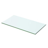 Vidaxl schappen 2 st 50x20 cm glas transparant