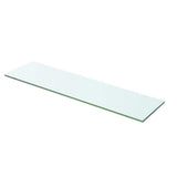 Vidaxl schappen 2 st 60x12 cm glas transparant