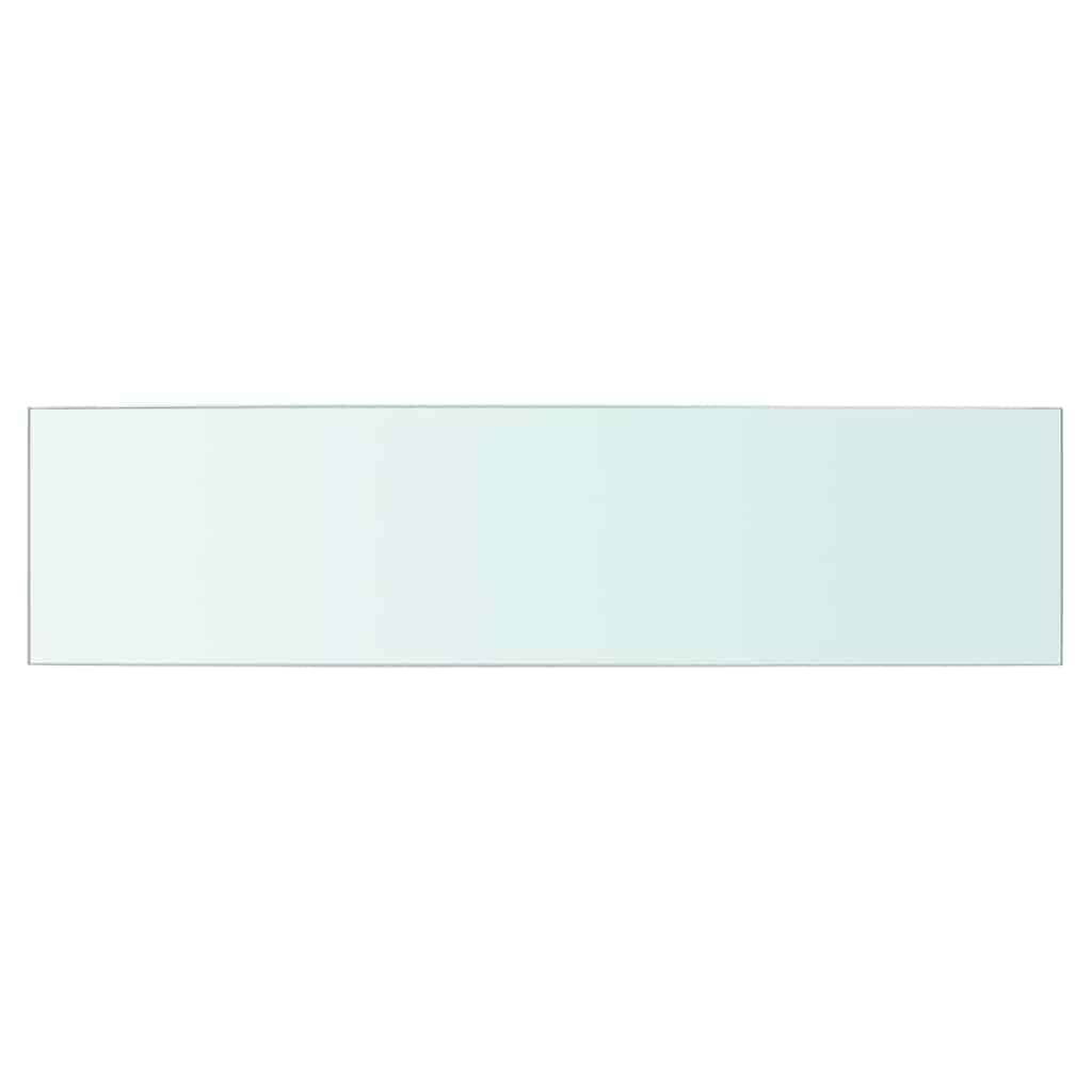 Vidaxl schappen 2 st 60x15 cm glas transparant