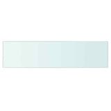 Vidaxl schappen 2 st 60x15 cm glas transparant