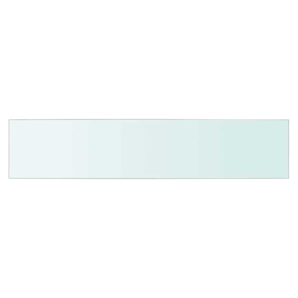 Vidaxl schappen 2 st 70x15 cm glas transparant