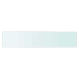 Vidaxl schappen 2 st 70x15 cm glas transparant