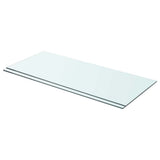 Vidaxl schappen 2 st 70x30 cm glas transparant