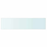 Vidaxl schappen 2 st 80x20 cm glas transparant