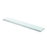 Vidaxl schappen 2 st 90x12 cm glas transparant