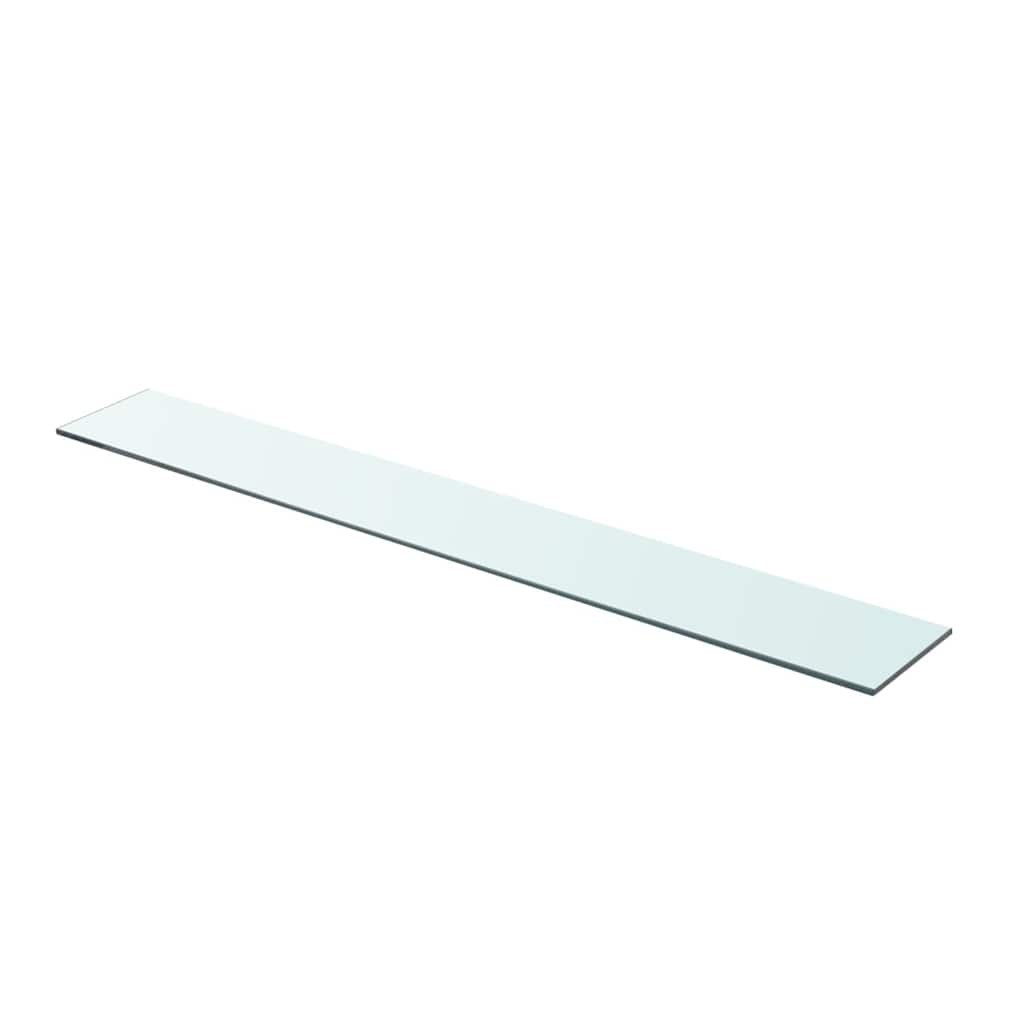 Vidaxl schappen 2 st 90x12 cm glas transparant