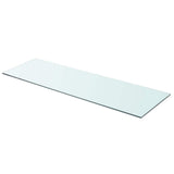 Vidaxl schappen 2 st 90x30 cm glas transparant