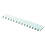 Vidaxl schappen 2 st 100x15 cm glas transparant