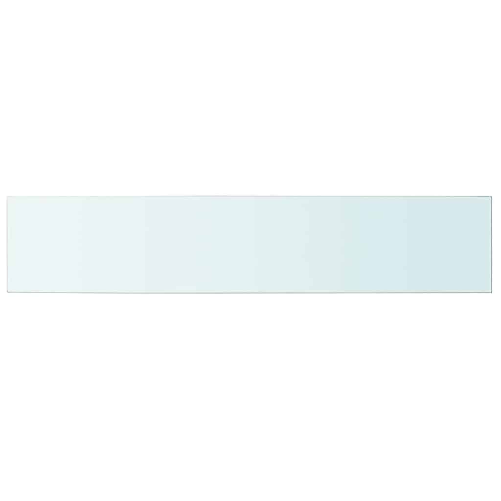 Vidaxl schappen 2 st 100x20 cm glas transparant