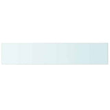 Vidaxl schappen 2 st 100x20 cm glas transparant