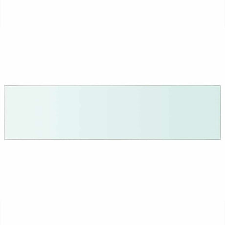 Vidaxl schappen 2 st 100x25 cm glas transparant