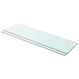 Vidaxl schappen 2 st 100x30 cm glas transparant