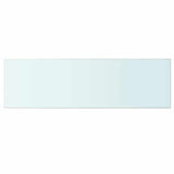 Vidaxl schappen 2 st 100x30 cm glas transparant