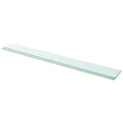 Vidaxl schappen 2 st 110x12 cm glas transparant