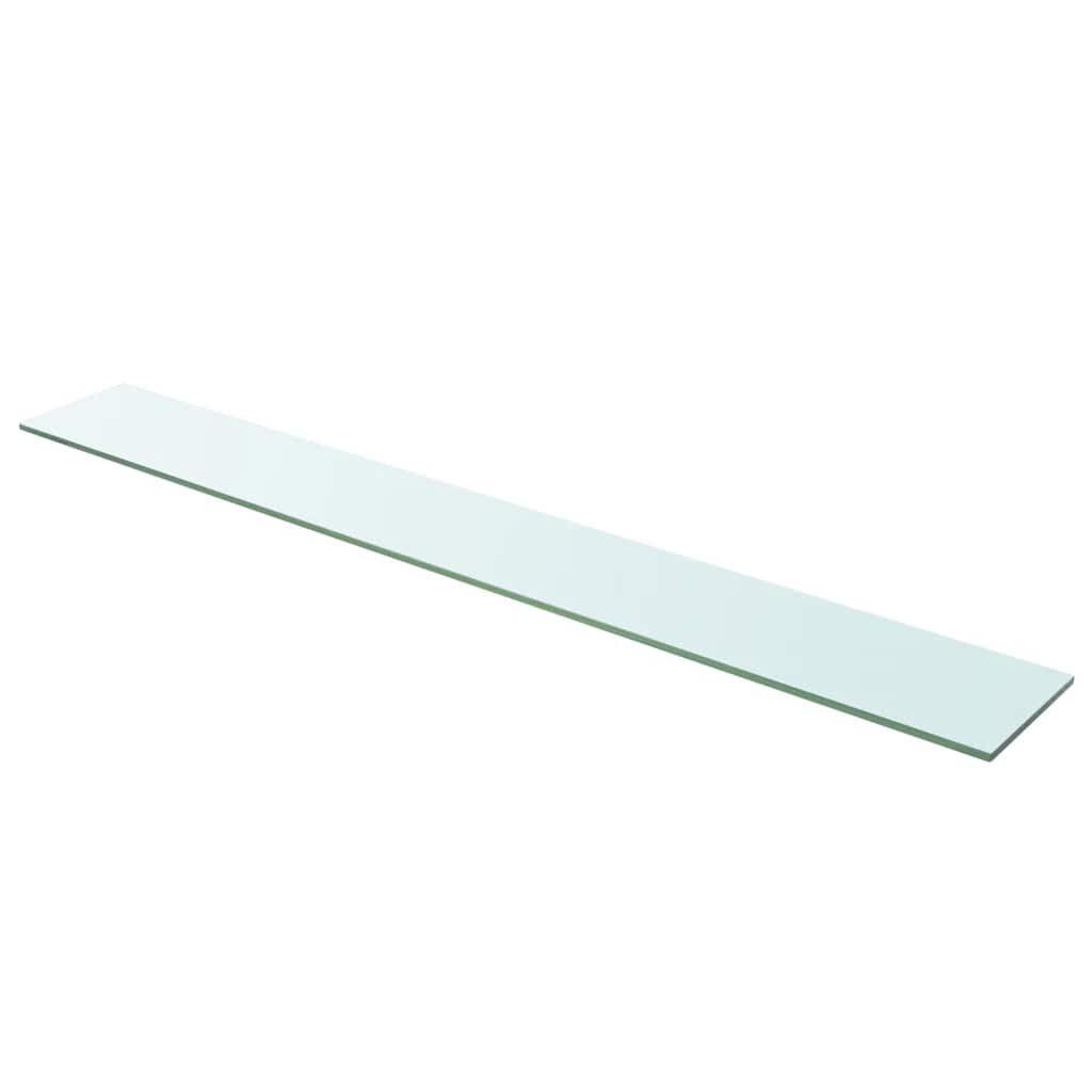 Vidaxl schappen 2 st 110x15 cm glas transparant
