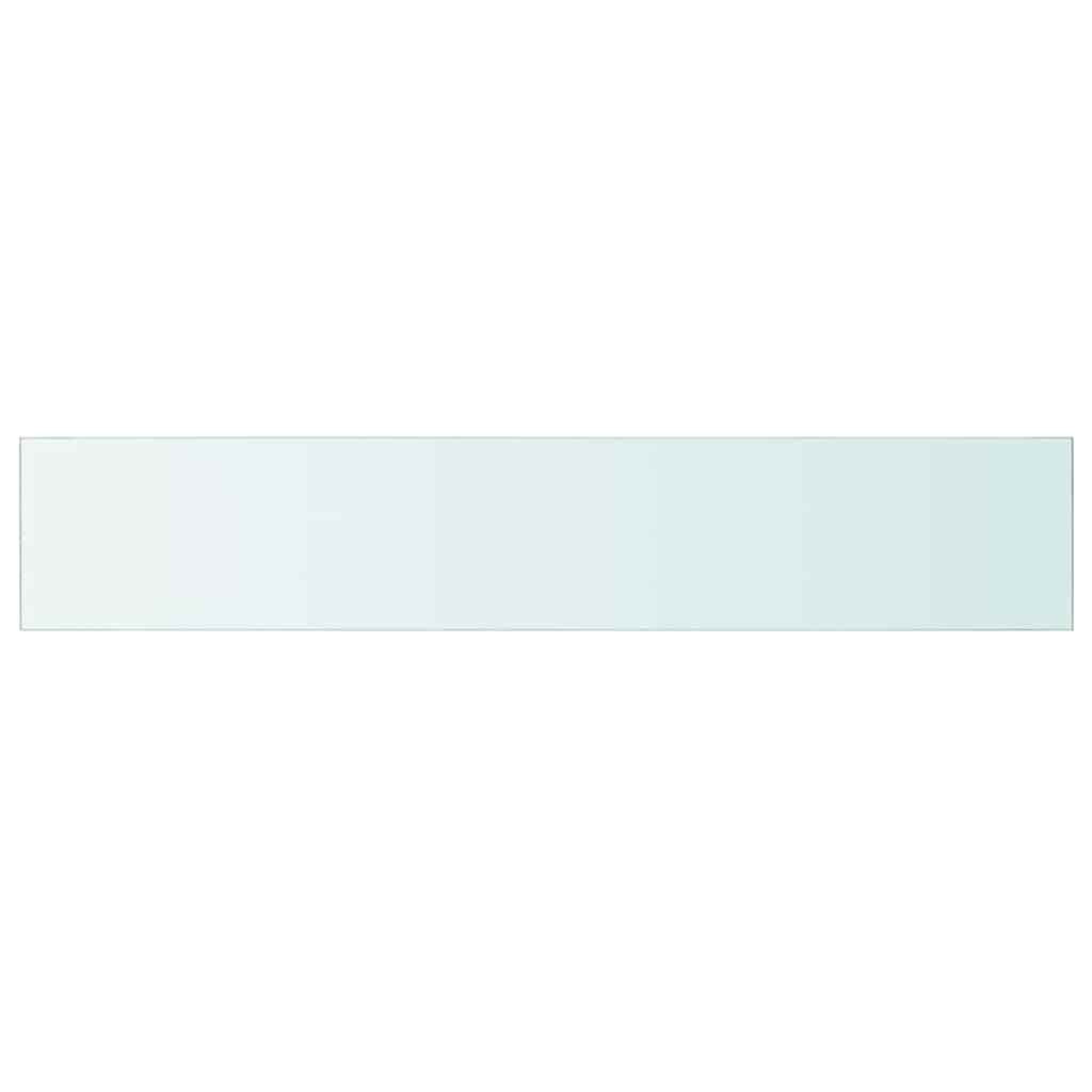 Vidaxl schappen 2 st 110x20 cm glas transparant
