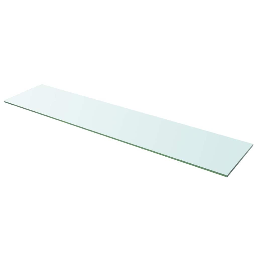 Vidaxl schappen 2 st 110x25 cm glas transparant