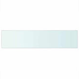 Vidaxl schappen 2 st 110x25 cm glas transparant