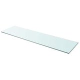 Vidaxl schappen 2 st 110x30 cm glas transparant