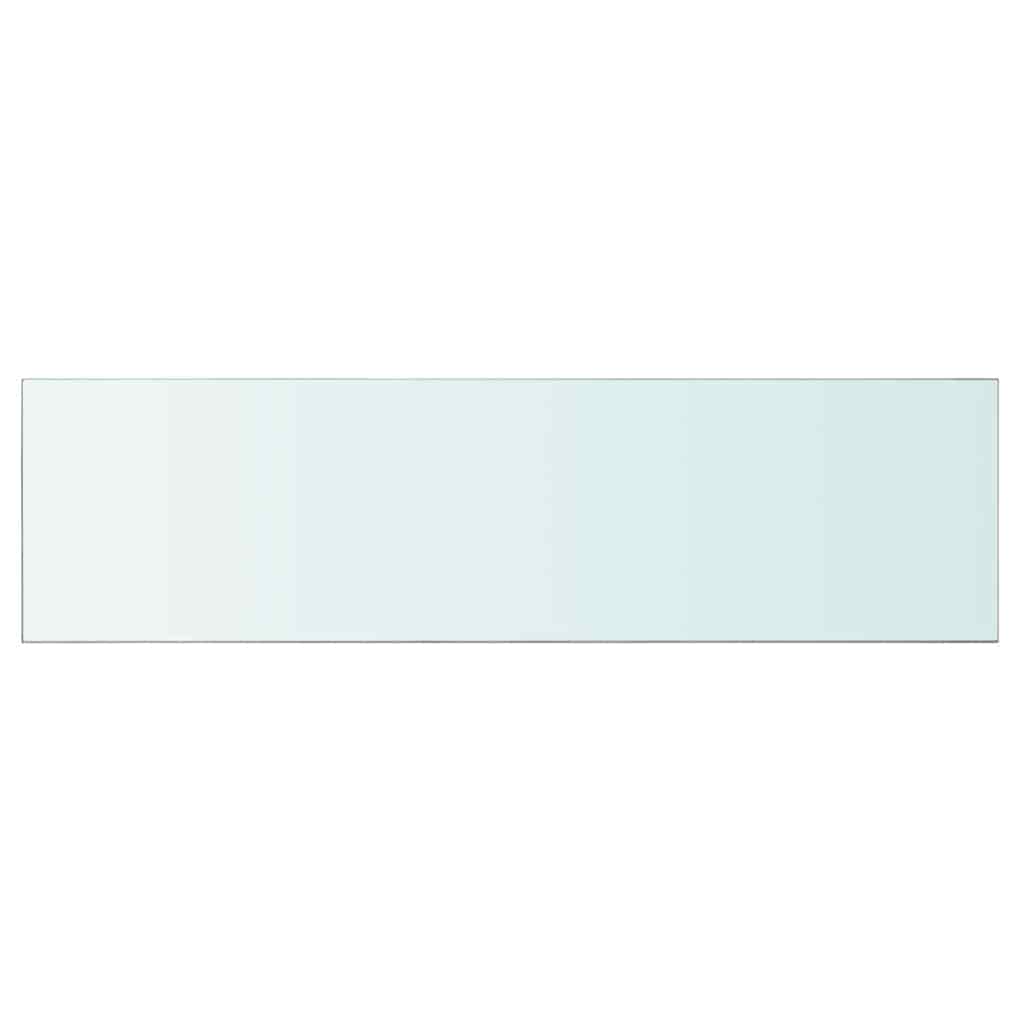 Vidaxl schappen 2 st 110x30 cm glas transparant