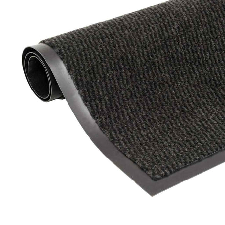 Vidaxl droogloopmatten 2 st rechthoekig getuft 40x60 cm zwart