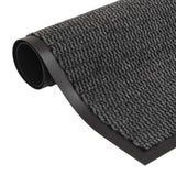 Vidaxl Droogloop Mats 2 pc pravokotno tuftiranje 60x90 cm antracit