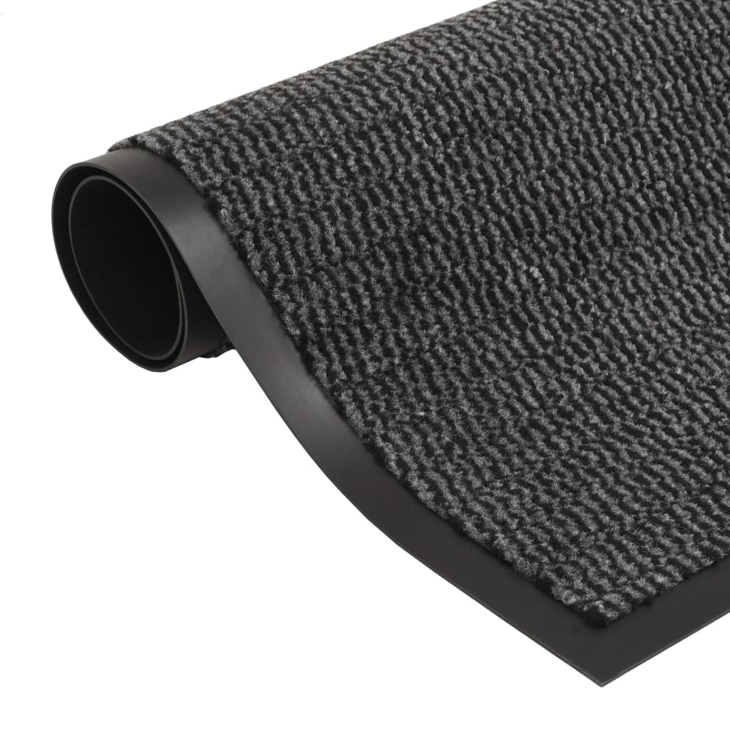 Vidaxl Droogloop Mats 2 PC Rektangulær tufted 90x150 cm Anthracite