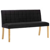 Vidaxl bankje 140 cm fluweel zwart