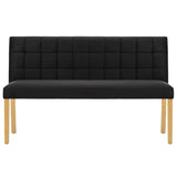Vidaxl bankje 140 cm fluweel zwart
