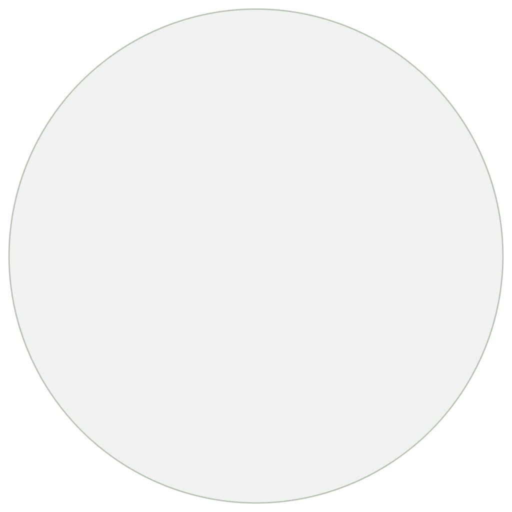 Vidaxl tafelbeschermer ø90 cm 1,6 mm pvc transparant