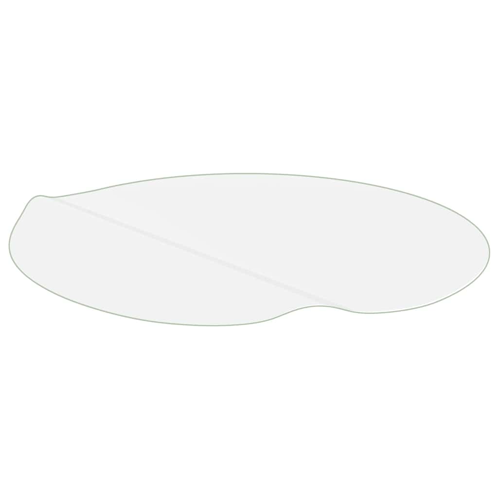 Vidaxl tafelbeschermer ø100 cm 1,6 mm pvc transparant