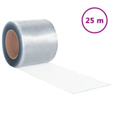 VIDAXL Strip zavese na zvitku 2x200 mm 25 m PVC