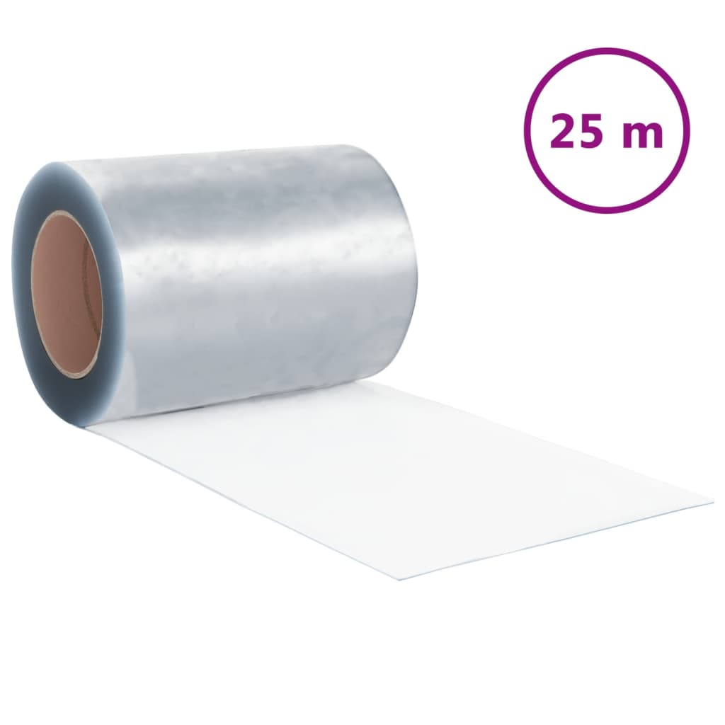 Vidaxl trakova zavesa na zvitek 3x300 mm 25 m PVC