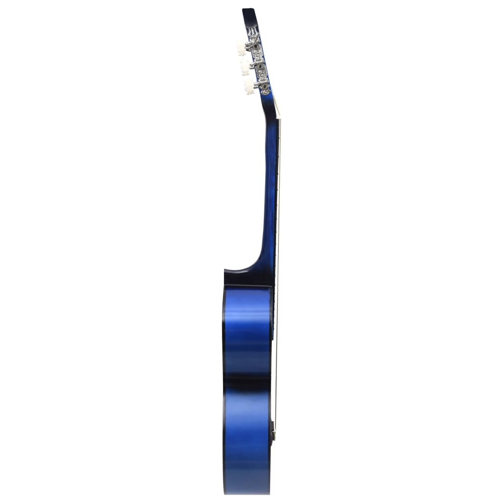 Vidaxl gitaar klassiek beginner 4 4 39 lindenhout blauw