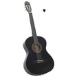 Vidaxl gitaar klassiek beginner 4 4 39 lindenhout zwart