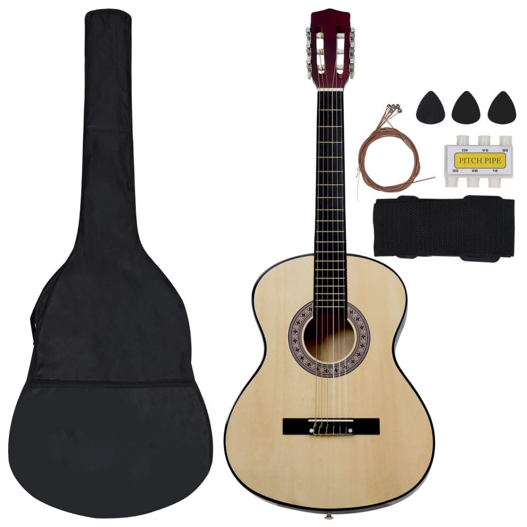 Vidaxl 8-piece guitar set classic beginner 3 4 36