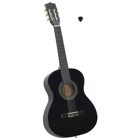Vidaxl gitaar klassiek beginner en kinderen 3 4 36 zwart
