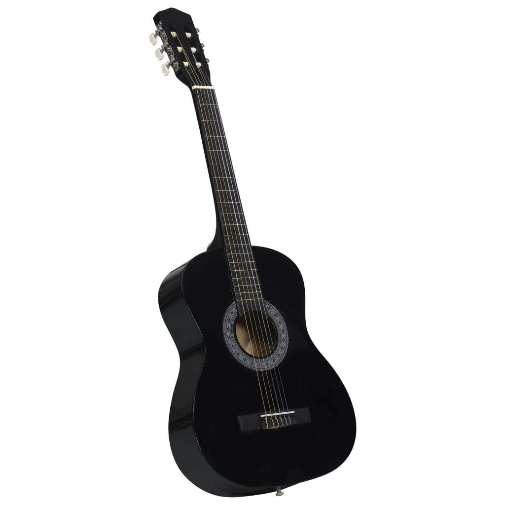 Vidaxl Guitar Classic Nybörjare och barn 3 4 36 svart